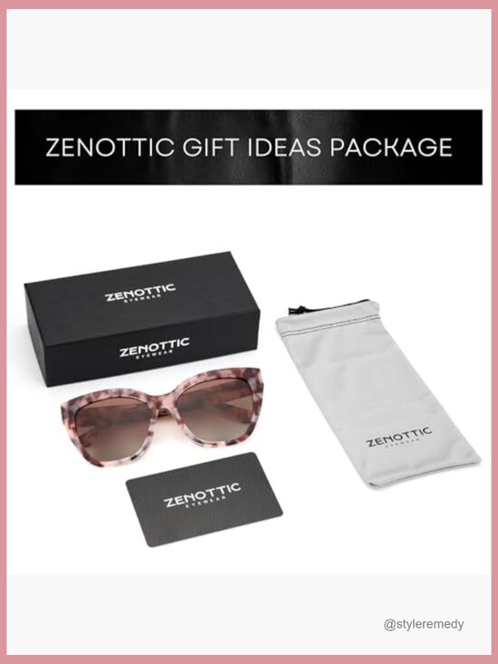 Polarized Cat Eye Sunglasses UV400 Protection Oversized Square main image 5